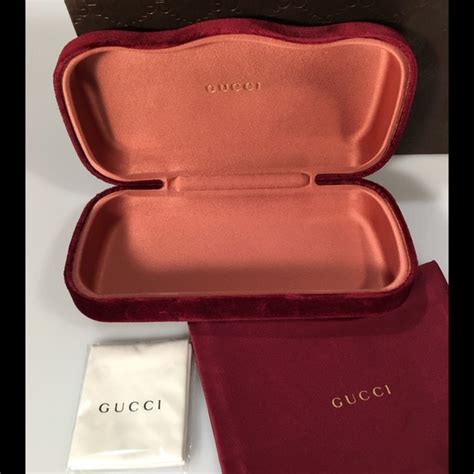 gucci sunglass case dimensions|gucci velvet sunglass case.